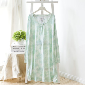 歐美單春秋新大碼女裝棉質(zhì)睡衣上裝 舒適與時尚兼具的家居伴侶